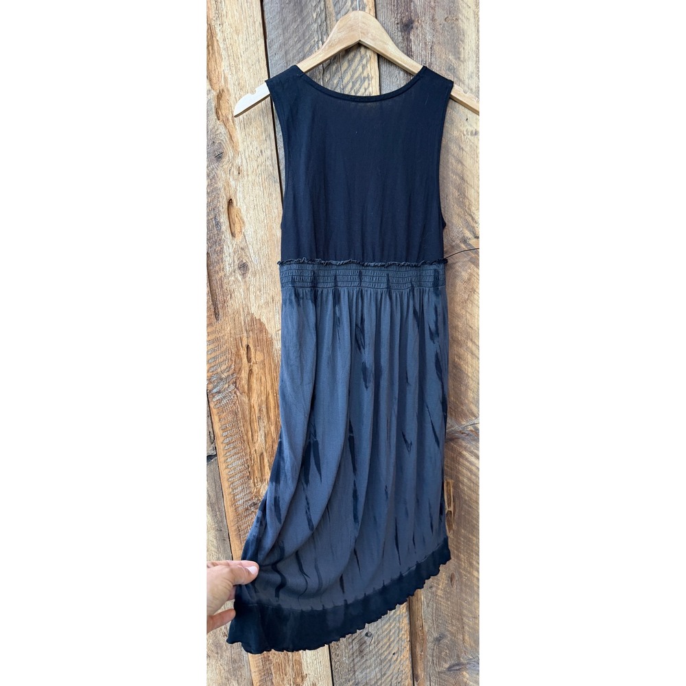 Babydoll Dress Womens M Tie Dye Smocked Stretch Grunge Whimsigoth Retro Y2K